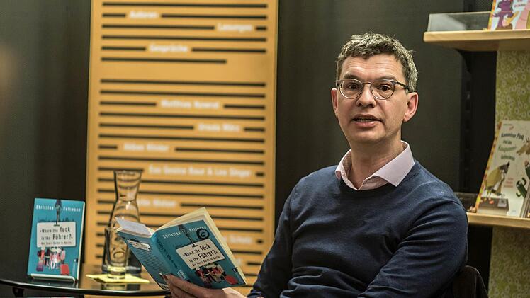 Christian Seltmann stellte seinen Berlin-Band bei einer Lesung in Coburg vor. Foto: Jochen Berger