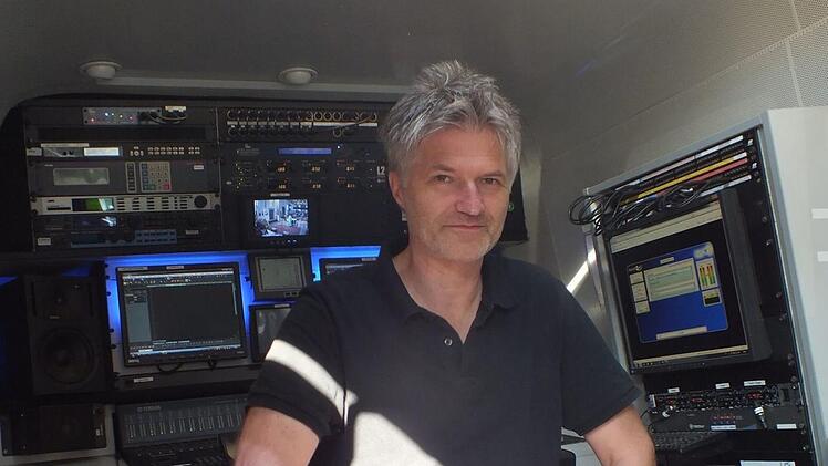 Stefan Heinen ist der Herr der Technik.    Foto: Manfred Welker