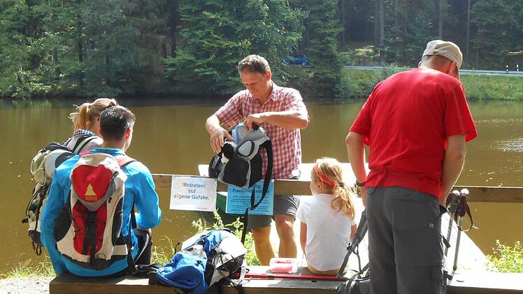 Rast am Spiegelteich. Fotos: Katrin Geyer