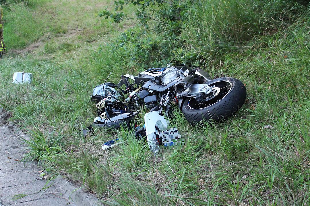 Landkreis Bayreuth: Motorradfahrer bei Unfall schwer verletzt