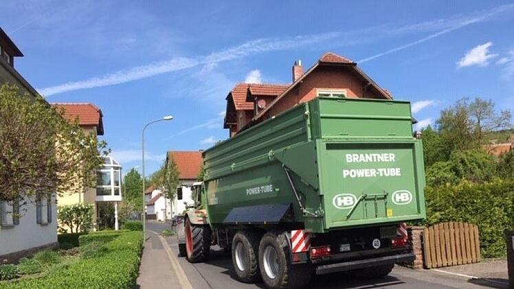 Bilder rund um die Verkehrsbelastung in Hammelburg. Foto Stefan Seufert