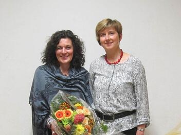 Die neue Führung der Verbandsschule Schondratal sind Rektorin Sabine Kreil (rechts) und ihre Stellvertreterin Christel Hentschel. Foto: Oswald Türbl