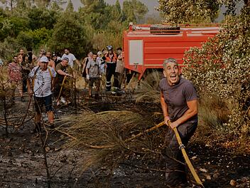 Waldbrände in Spanien