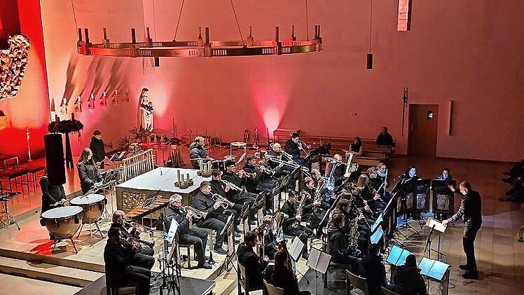 Der Musikverein Ebelsbach spielte in St. Maria Magdalena.