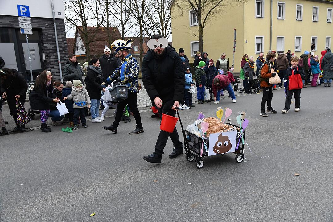 Faschingstreiben in der Gartenstadt.