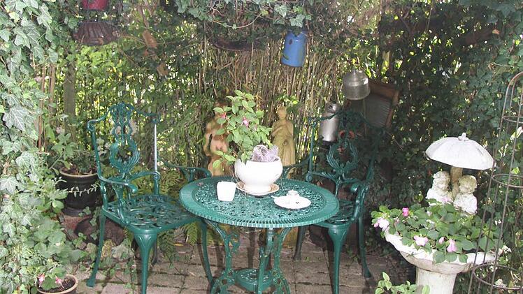 In dieser Laube lässt es sich aushalten.