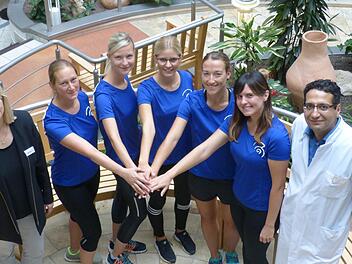 Das Staffelteam der Klinik Fränkische Schweiz Foto: Carmen Schwind