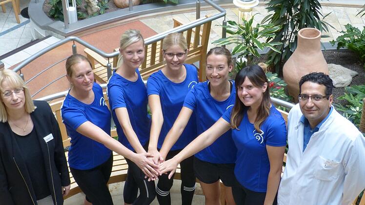 Das Staffelteam der Klinik Fränkische Schweiz Foto: Carmen Schwind