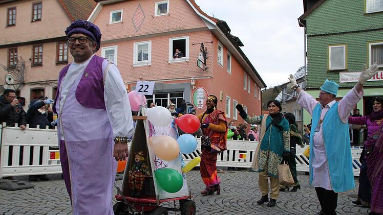 Faschingszug Bad Brückenau 2018 Foto: Ulrike Müller