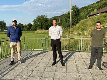 Das Vorstandstrio (von links) Sebastian Wenzel, Patrick Heim und Johannes Hofbauer wurde im Amt bestätigt.