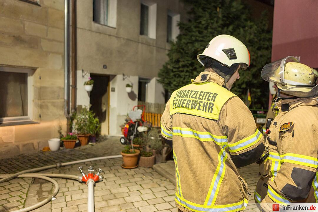Brand in der Fürther Innenstadt