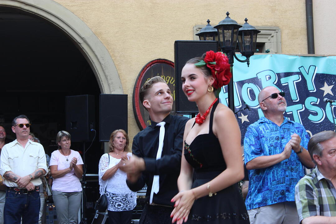 Modenschau im Freihof