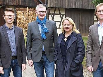 Mitglieder des Vorstands (v. l.): Wolfgang Knauer, Bernd Ruppert, Martina Dörfler und Thorsten Erlwein  Foto: Mathias Erlwein