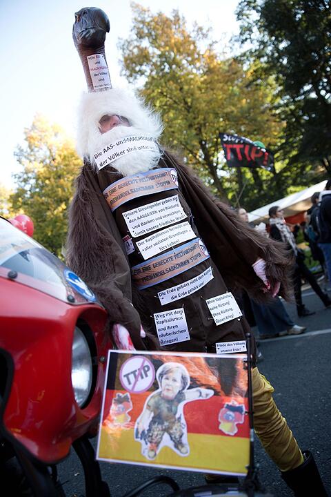 Demonstration gegen TTIP und Ceta