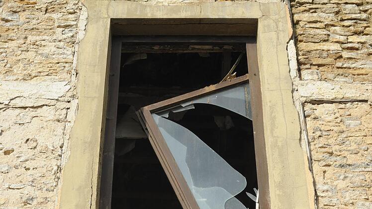 ...Jetzt ist das Gebäude vor allem von Brandschäden gezeichnet. Siegfried Farkas