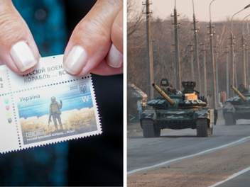 Ukraine bringt anti-russische Briefmarken heraus