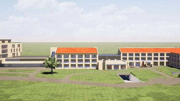 Die aktuelle Planung des Kurhotels  Foto: Architekturbüro/Grafik