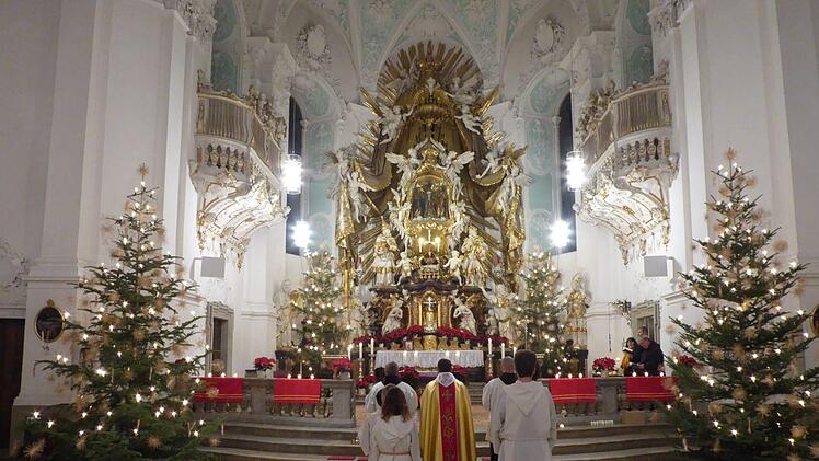 Die Christmette in der Basilika Gößweinstein Foto: Thomas Weichert