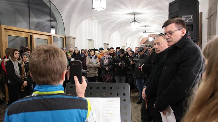 Eindrücke von der Gedenkfeier. Foto: Ralf Ruppert