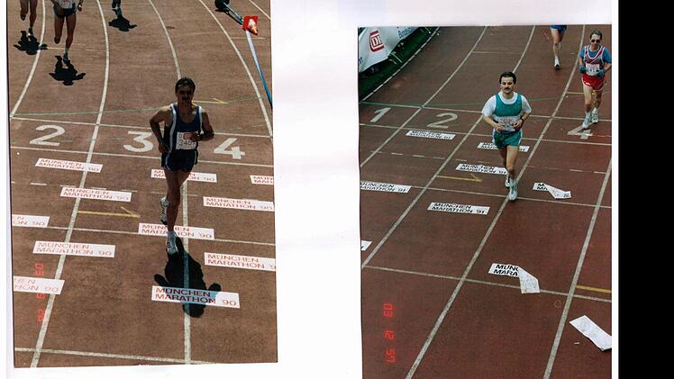 Von jedem seiner mehr als 100 Marathons hängt bei Heribert Hofmann zu Hause ein Foto. Sein erster führte ihn 1990 nach München.