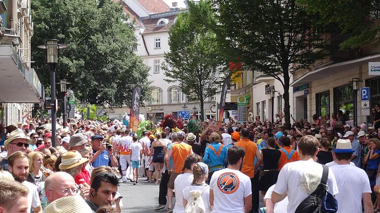 Samba in Coburg Foto: Jochen Berger