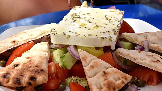 Salat, Grieche, griechisches Essen
