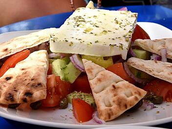 Salat, Grieche, griechisches Essen