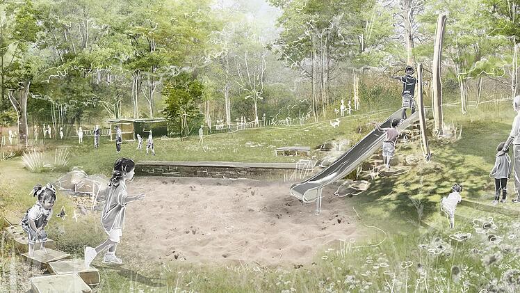 So k&ouml;nnte das neue Areal im Sommer aussehen.