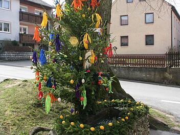 Der Brunnen von Engelhardsberg in seiner ganzen Pracht Fotos: Löwisch