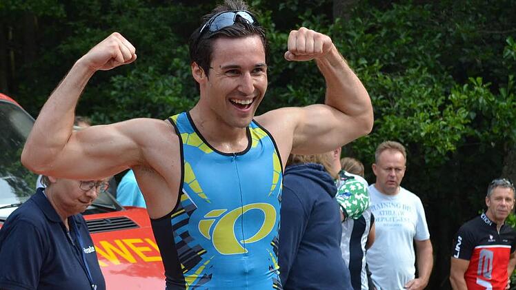 Der Gewinner des letztjährigen Triathlons in Hollfeld, Lukas Deeg. Foto: Vanessa Weippert