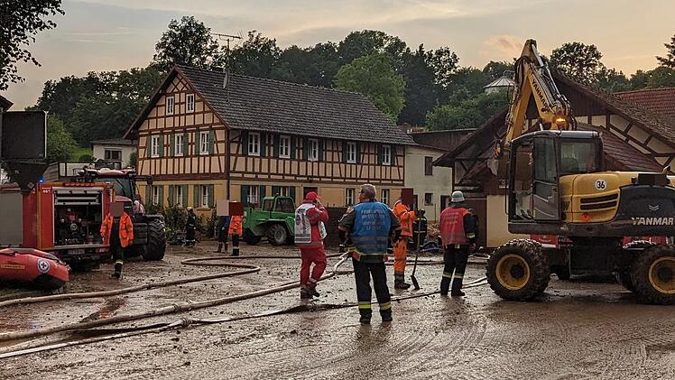 Bad Staffelstein: Gasthof zum Anker nach Unwetter geschlossen - "wegen Bergrutschgefahr"