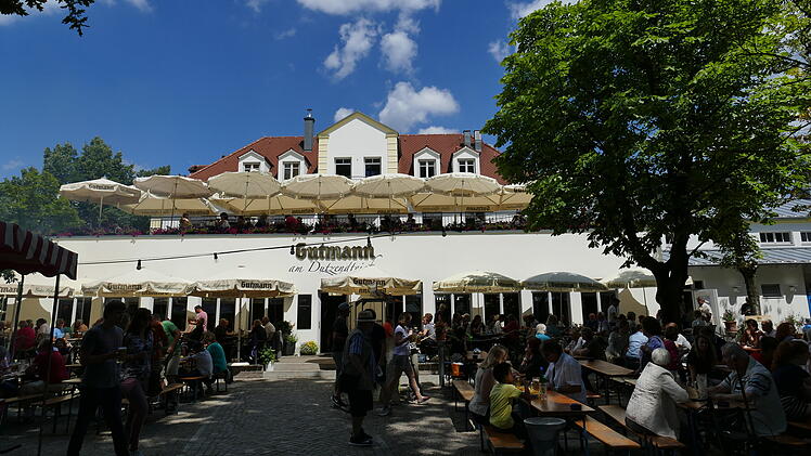 Gutmann am Dutzendteich ist einer der Biergärten in Nürnberg.