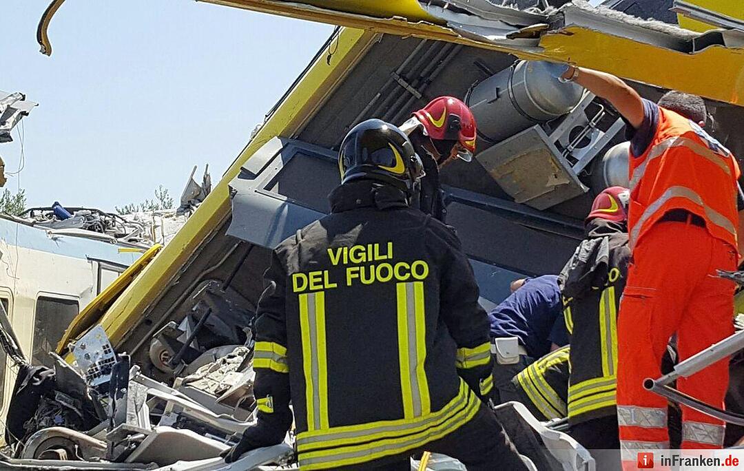 Viele Tote bei Zugünglück in Italien