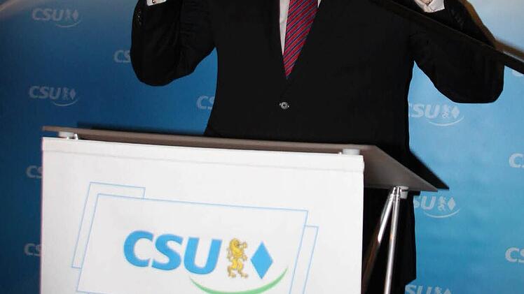 Hans Michelbach gab sich in seiner Rede kämpferisch.  Foto: Friedwald Schedel