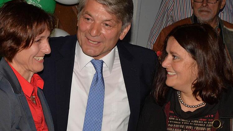 Heinrich Rudrof nach der Landtagswahl am Sonntag in Scheßlitz.  Foto: Ronald Rinklef
