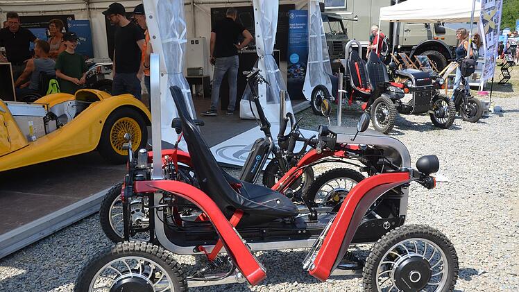 Vom Treckingrad mit Anhänger bis hin zum allradgängigen Offroader gabe es alles auf der Messe in Bad Kissingen zu sehen und natürlich auch zu kaufen. Peter Rauch