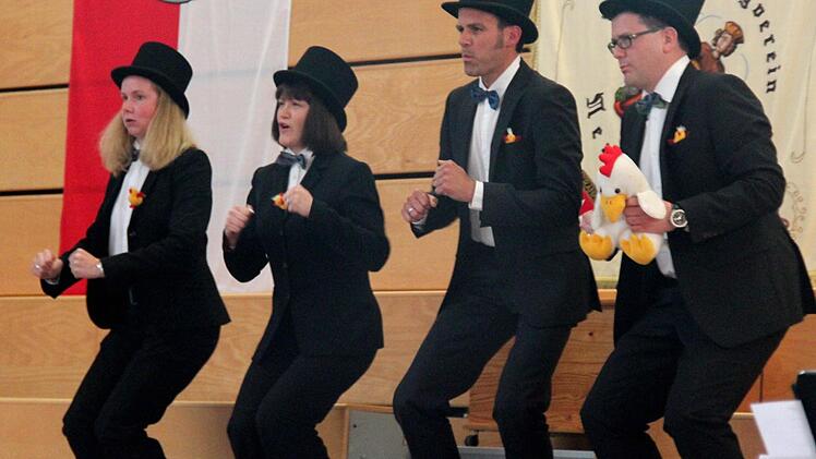 Das Vokalensemble "Vier Zylinder sticht"