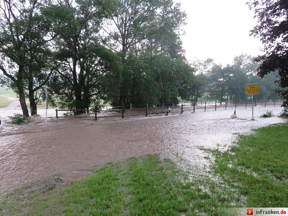 Schweres Unwetter im Kreis Kronach