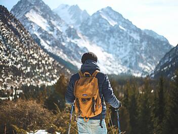 Symbolbild: Wandern, Winterwanderung