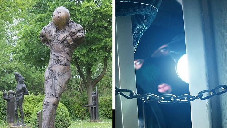 Dreister Diebstahl in Sailauf: Unbekannte stehlen Bronzeskulpturen im Wert von mehreren zehntausend Euro