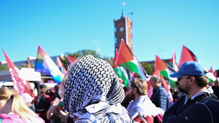 Demonstration für Gaza in Berlin