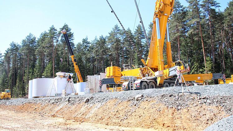 Blick auf die Baustelle  Foto: Friedwald Schedel