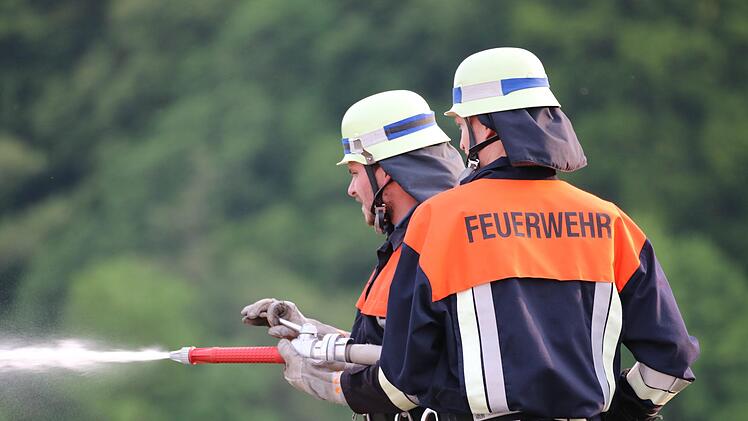 Leistungsprüfung bei der Feuerwehr. Sebastian Schmitt