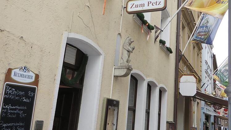 Das Gasthaus Petz in der Langgasse ist bis heute ein uriges, fränkisches Wirtshaus geblieben.