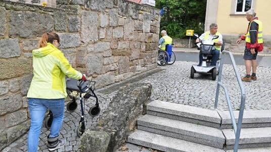Hier runter fährt der Bürgermeister nicht. Foto: Ronald Rinklef