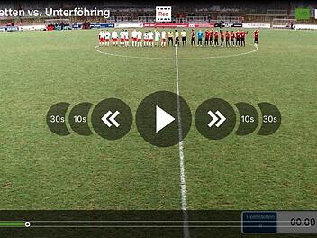 Bald gibt es Fußball nonstop. Wer will, kann jetzt sogar Bayernliga-Spiele live zu Hause verfolgen. Etwa das Münchner Derby Heimstetten - Unterföhring aus der Bayernliga Süd. Foto: BFV
