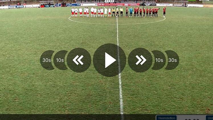 Bald gibt es Fußball nonstop. Wer will, kann jetzt sogar Bayernliga-Spiele live zu Hause verfolgen. Etwa das Münchner Derby Heimstetten - Unterföhring aus der Bayernliga Süd. Foto: BFV