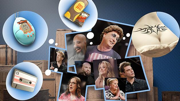 Kassette, Tamagotchi und Co: In "Das war dann mal weg" erinnern sich Comedians an Kultobjekte, die uns einst pr&auml;gten.