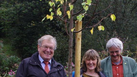 Zum Jubiläum wurde eine Linde an der Effelter Mühle gepflanzt.