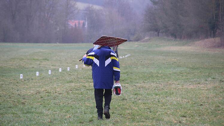 Trainingslager der Hornusser. Foto: Heike Beudert